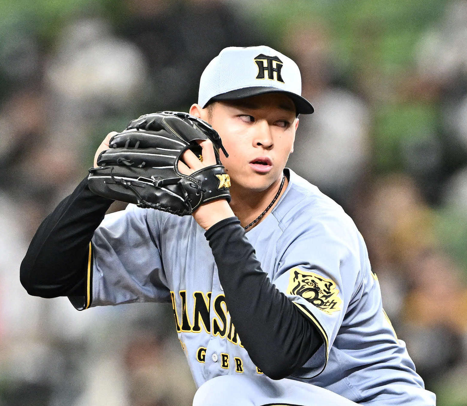 ミズノプロ　阪神タイガース　ジャケット　背番号31 サイズ2XO プロコレ 20250713-37130371-nksports-000