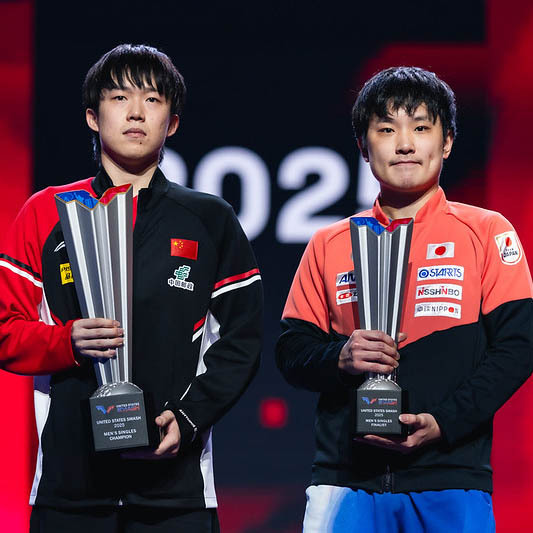 卓球】USスマッシュ、張本智和が男子シングルスで準優勝。王楚欽