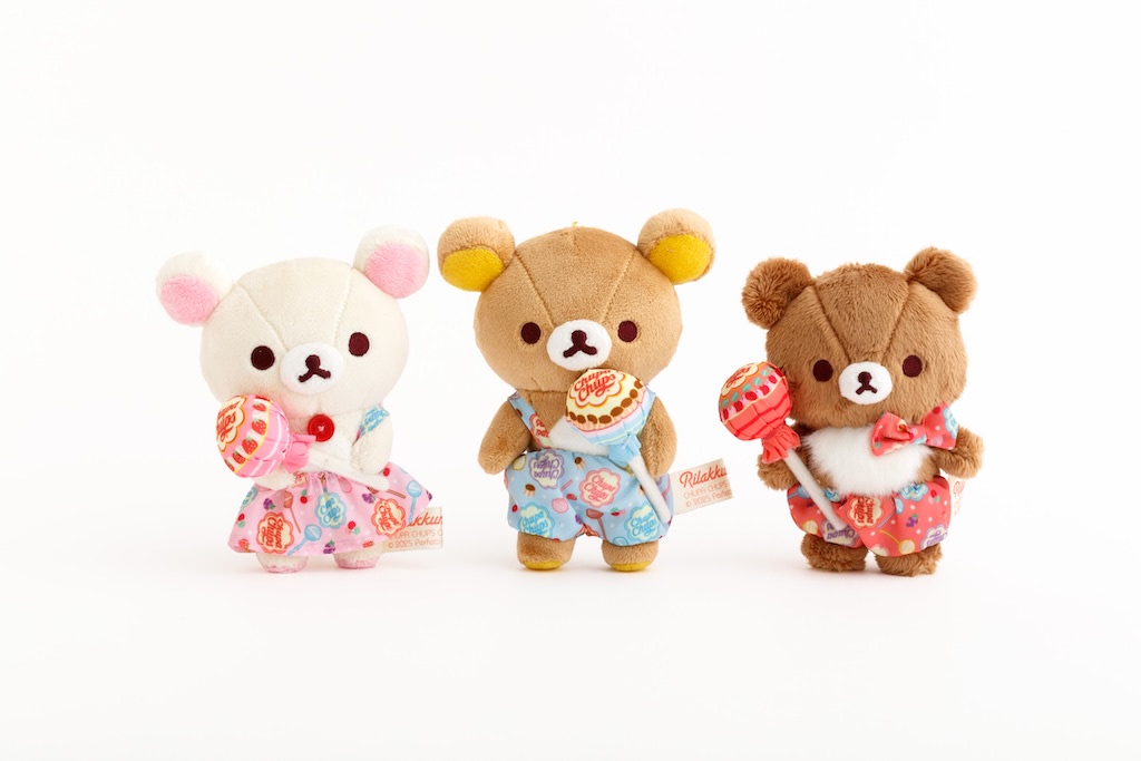 リラックマ チュッパチャプスコラボ ぬいぐるみ リラックマ】チュッパチャプスで甘々♪ かわいすぎキャンディ