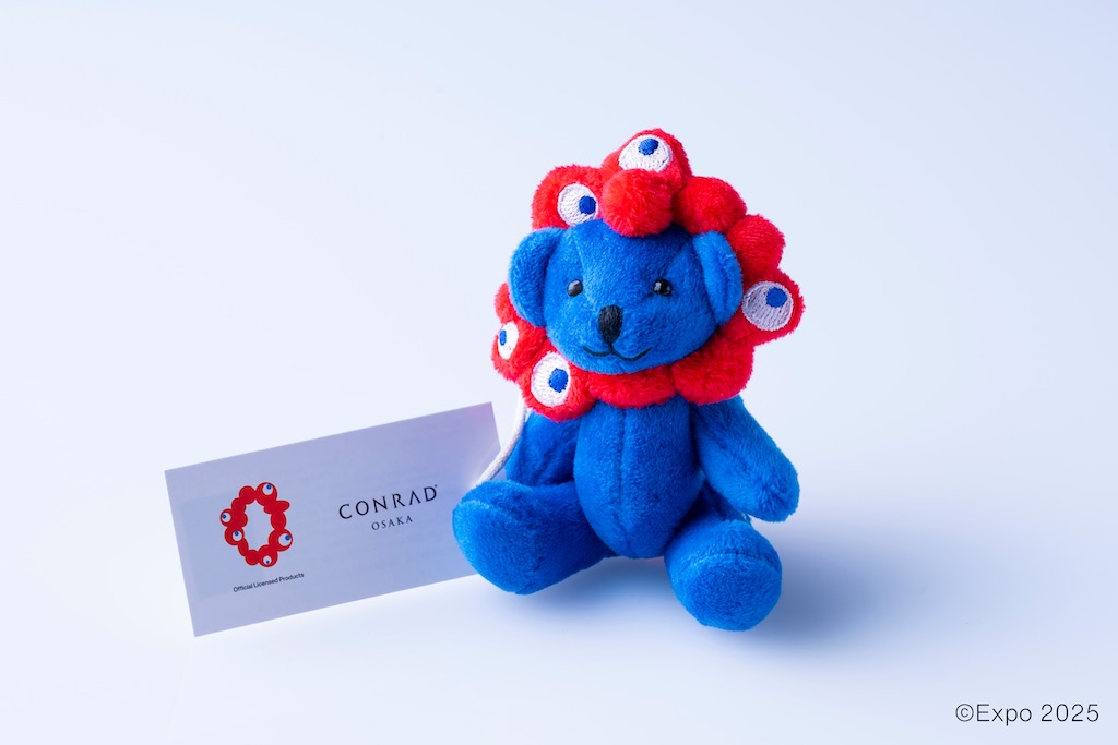 みゃくみゃく　CONRADベア ミャクミャク×コンラッド・ベア】えりまきみたい？ ミャクミャク