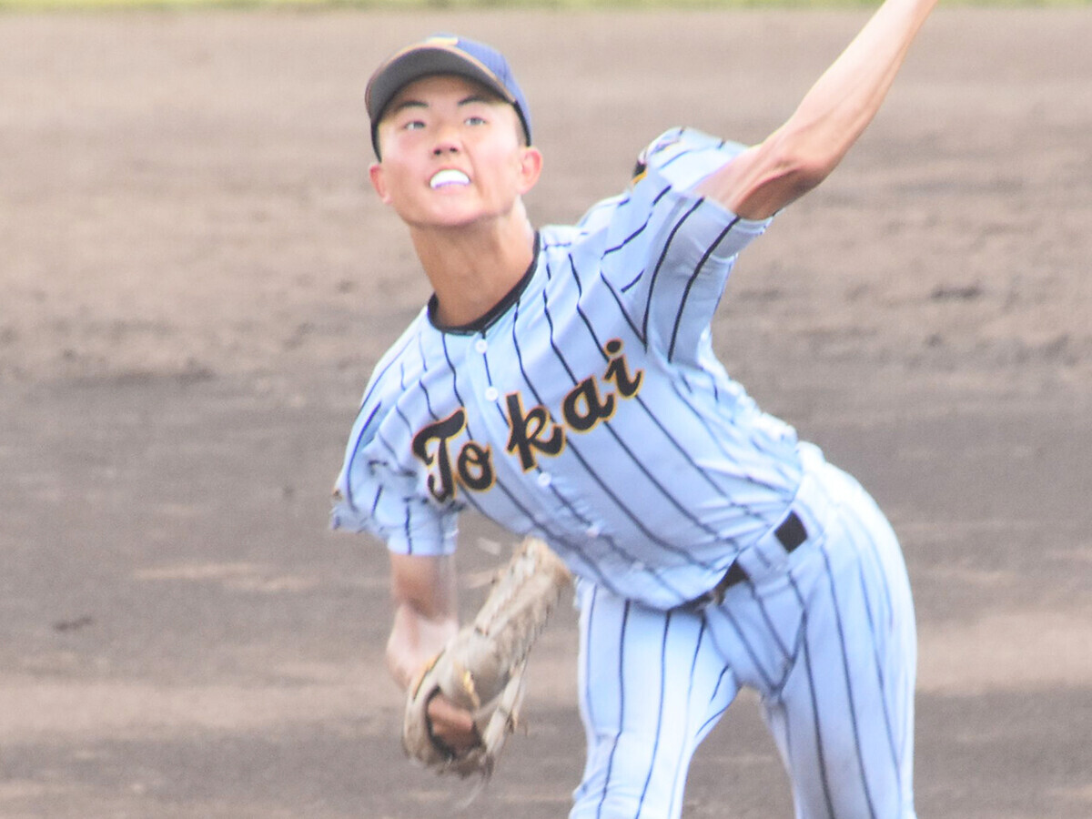 東海大甲府高校野球部 グラコン 高校野球】東海大甲府の注目左腕・鈴木蓮吾、無念の初戦敗退も