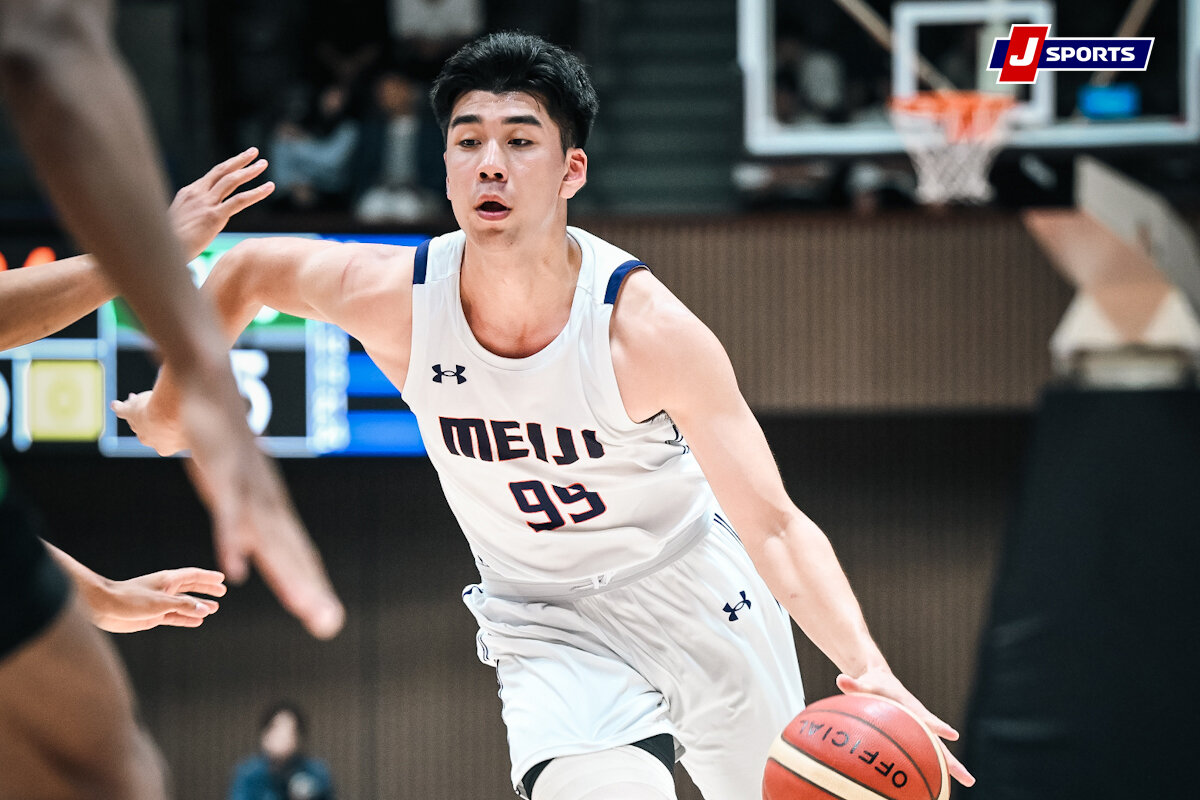 明治大・石川晃希】留学生を相手にしてもフィジカルの強さで対抗