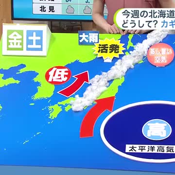 【まるで熱帯気候…！？】台風が運んだ熱帯空気が北海道へ…高温多湿がしばらく続く！最新の10日間予報【菅井さんの天気予報 15日(火)】(北海道ニュースUHB)