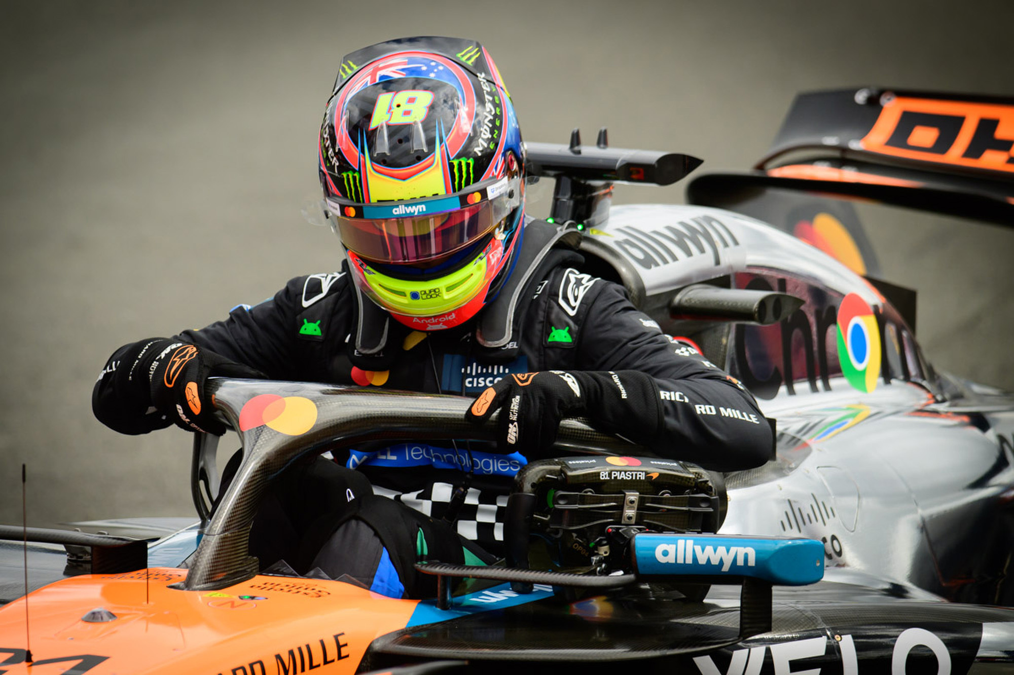 F1イギリスGP敗戦で冷静沈着ピアストリの激しい闘争心が見えた
