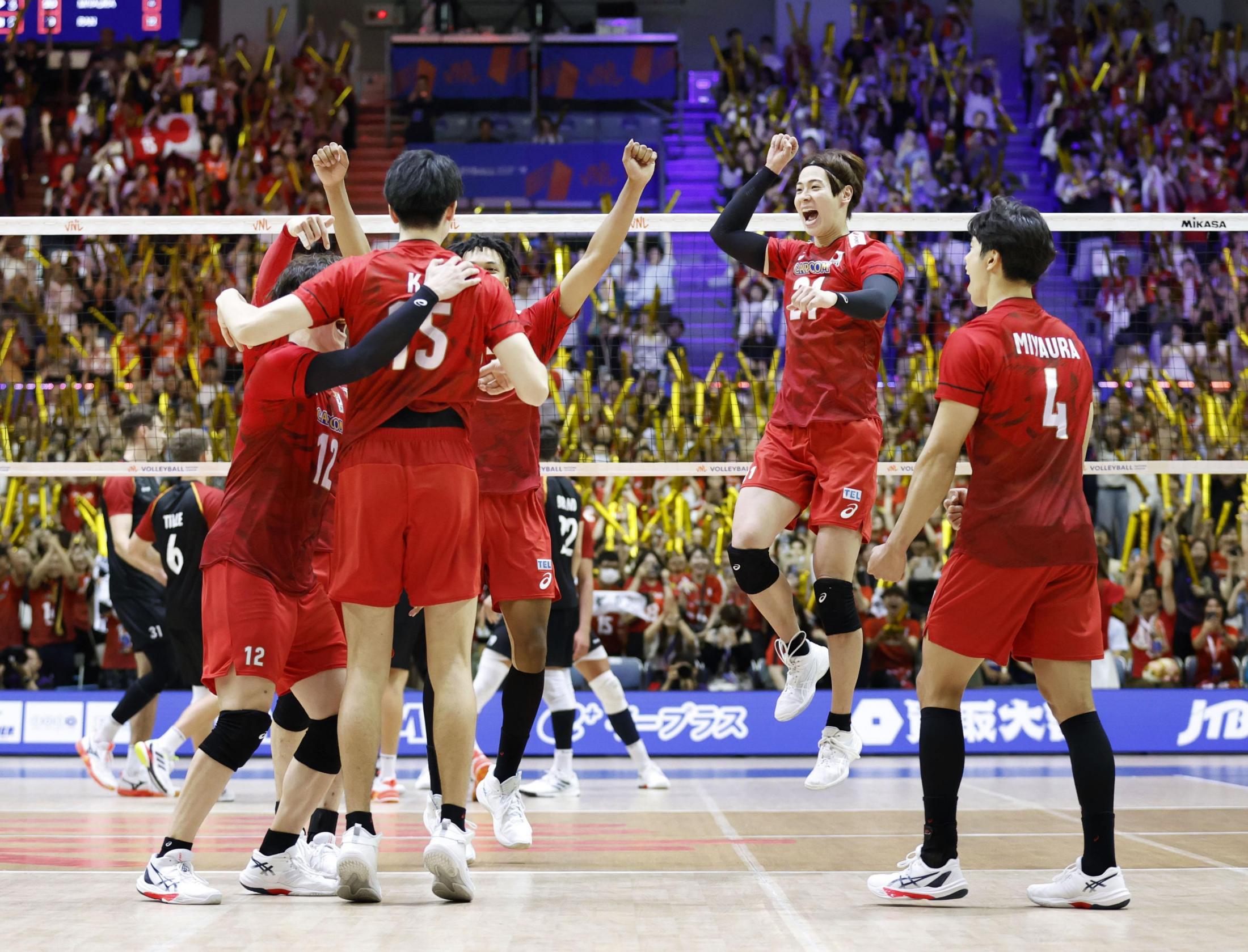 バレー日本、ドイツに逆転勝ち 男子ネーションズL（共同通信