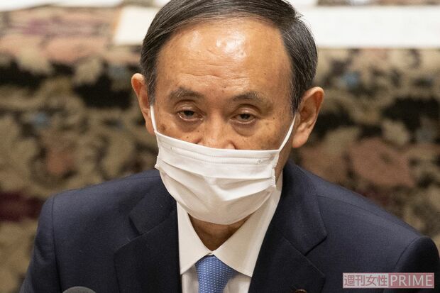 参院選応援演説で硬直した表情を見せる自民党の菅義偉副総裁