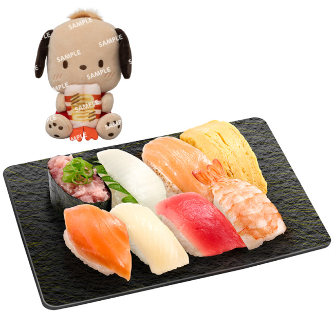 はぴだんぶい　スシロー　コラボ限定マスコット スシロー×『はぴだんぶい』！はぴなついぇい！スシローで