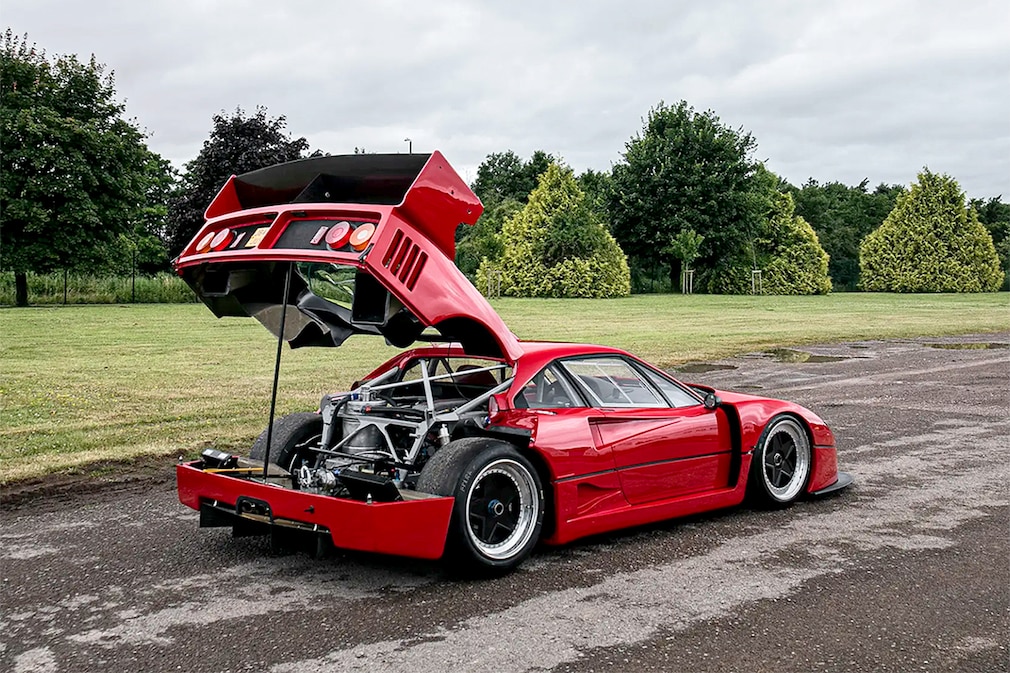 フェラーリF40 ボディ Kyosho 1/12 フェラーリ F40 コンペティツィオーネ (レッド)