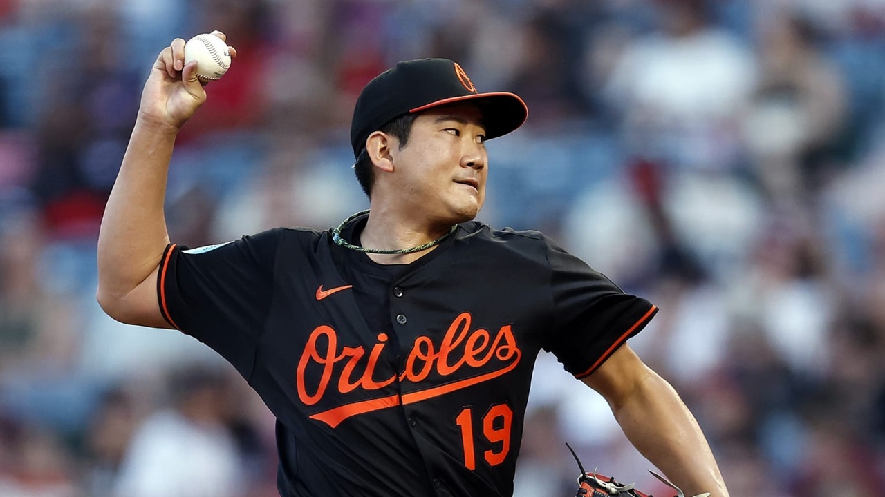 【USモデル】MLBオリオールズ　キャップ　菅野選手 海外限定】New Era MLBオリオールズ 菅野選手入団