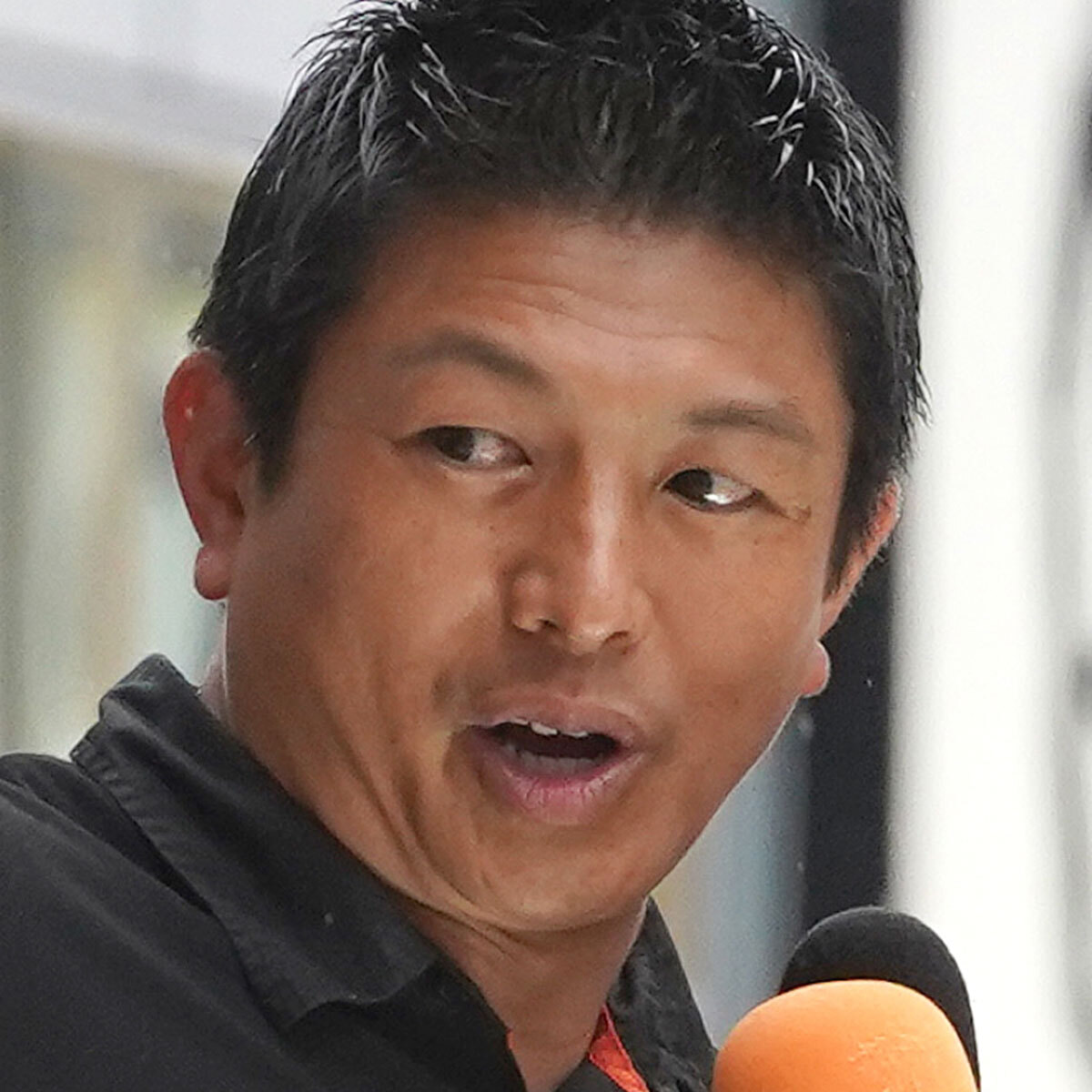 参政党代表の神谷宗幣氏。同党の躍進と、その発言を巡る議論は続く。