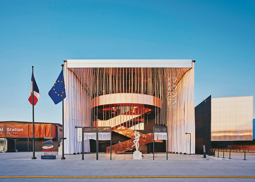 大阪・関西万博”、フランス館の来場者を魅了する日本と職人技へ