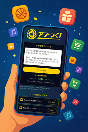汎用アプリは機能過多！たった1～3分、LINEでアプリがつくれちゃう「アプつく！」(BCN)