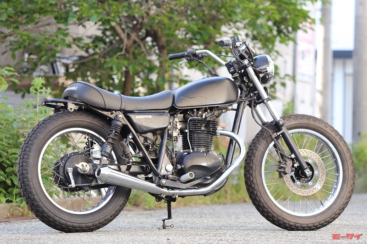 250tr posh メガホンマフラー　フルエキ　チョッパー　ボバー　エストレヤ 250tr posh メガホンマフラー フルエキ チョッパー ボバー
