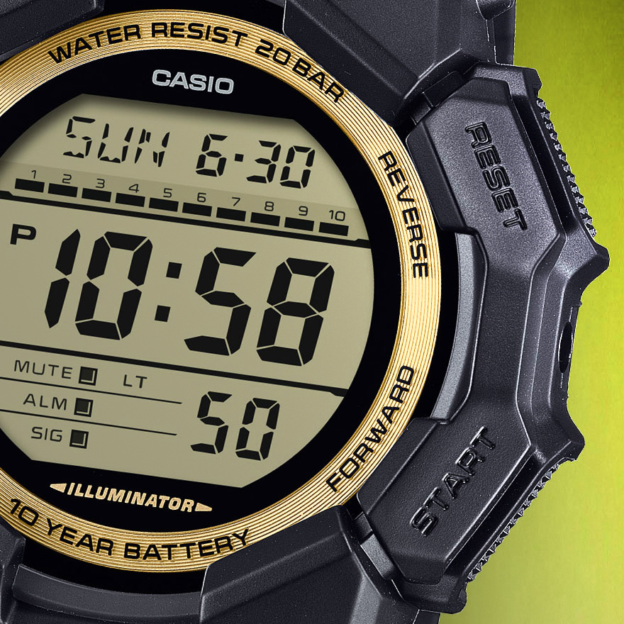 G-SHOCK デジタル腕時計 ブラック/ゴールド GA-110GB-1AJF | CASIO