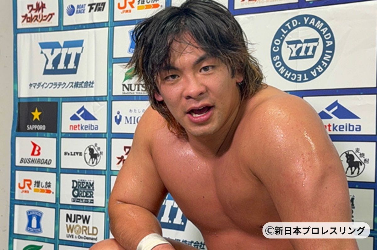 新日本プロレス　大岩陵平ボディバッグ 新日本G1】大岩陵平がフィンレーを撃破！開幕戦で大波乱（まる