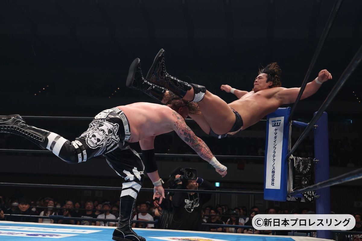 新日本プロレス　大岩陵平ボディバッグ 新日本G1】大岩陵平がフィンレーを撃破！開幕戦で大波乱（まる