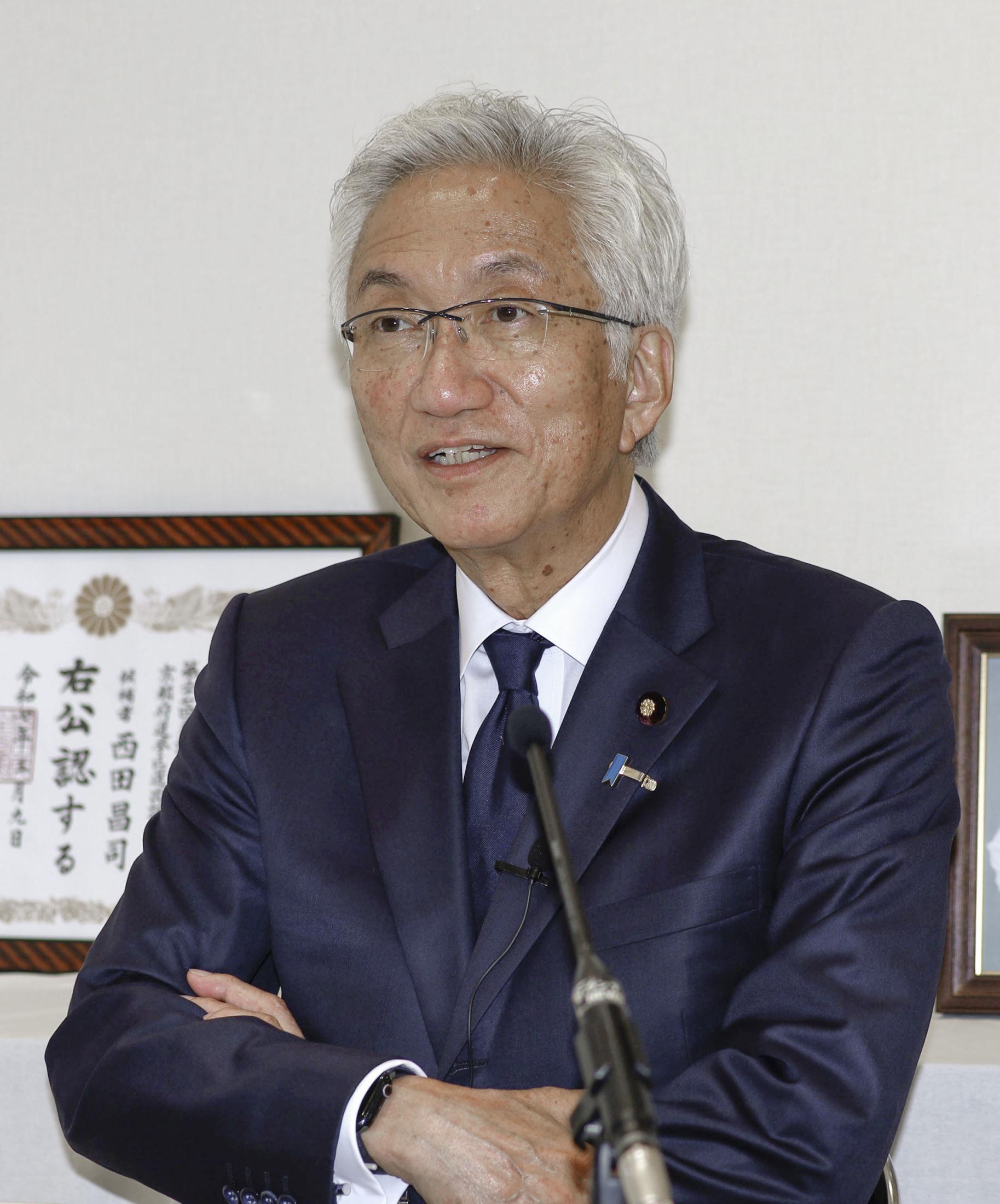 西田氏、首相続投「あり得ない」 京都選挙区4選、総裁選求める