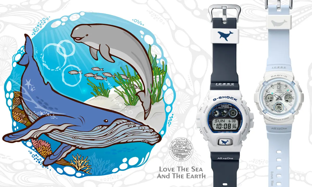 G-SHOCKの人気コラボモデル“イルクジ”の最新作はザトウクジラと