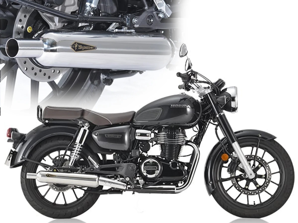 GB350C ワイバンクラシック マフラー 【30kmのみ走行 】 ★美品★ アールズギアからGB350C ('24～)用の「ワイバンクラシック
