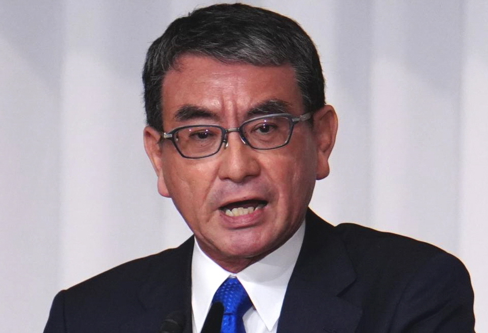 河野太郎議員、参院選後の政策について説明