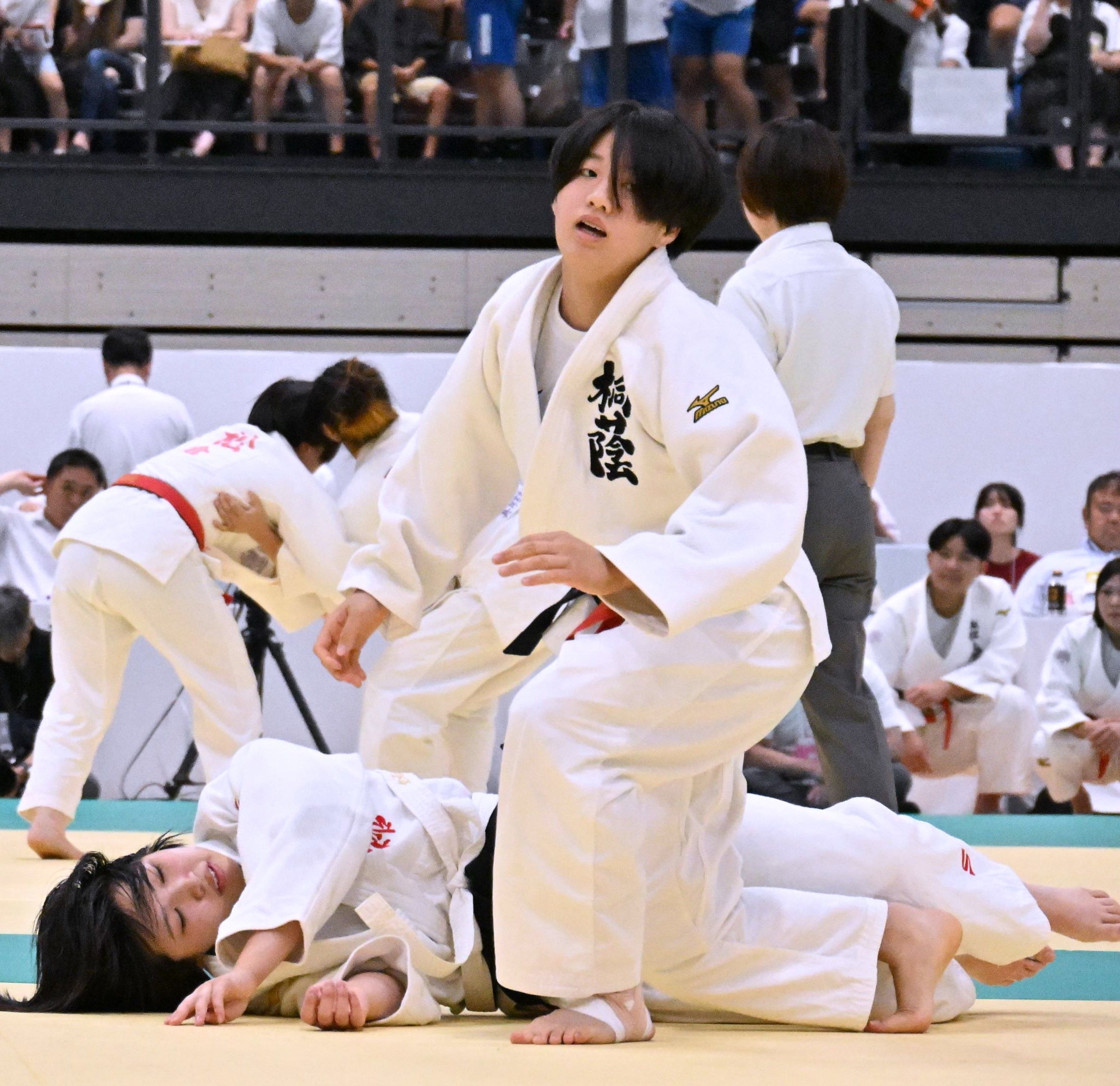 五輪金メダリスト井上康生氏の娘が金鷲旗デビュー 父譲りの内股
