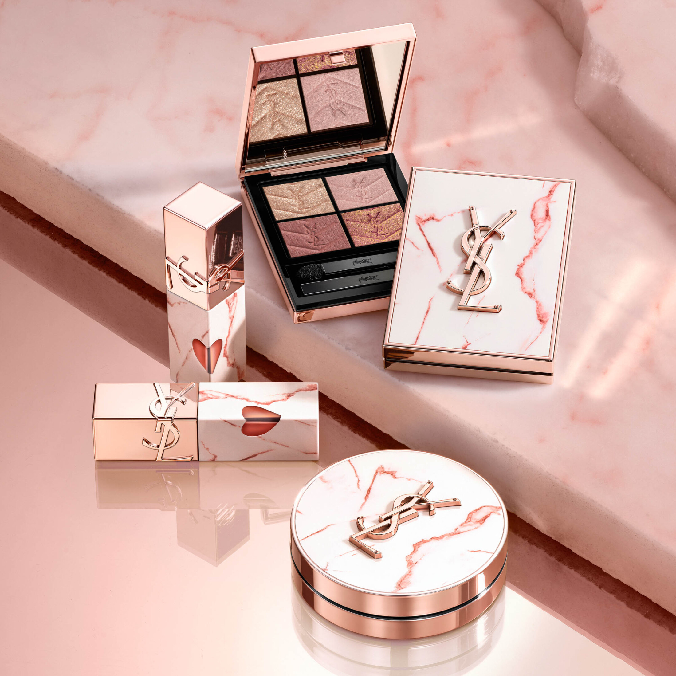 YSL ピンク ケープコート YSL サンローラン レディース レザー 6連 キーケース ピンク
