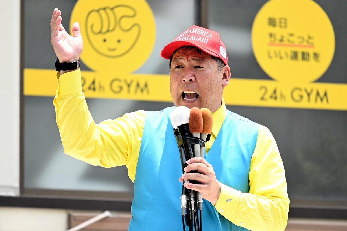 NHK党党首である立花孝志氏の肖像