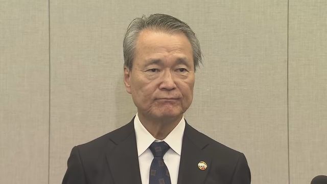 日米関税交渉合意について会見する経団連の筒井会長