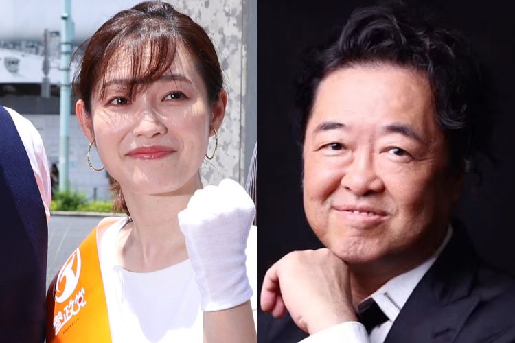 参院選初当選を果たし、夫の音楽家・塩入俊哉氏と並ぶ参政党・塩入清香氏（さや氏）
