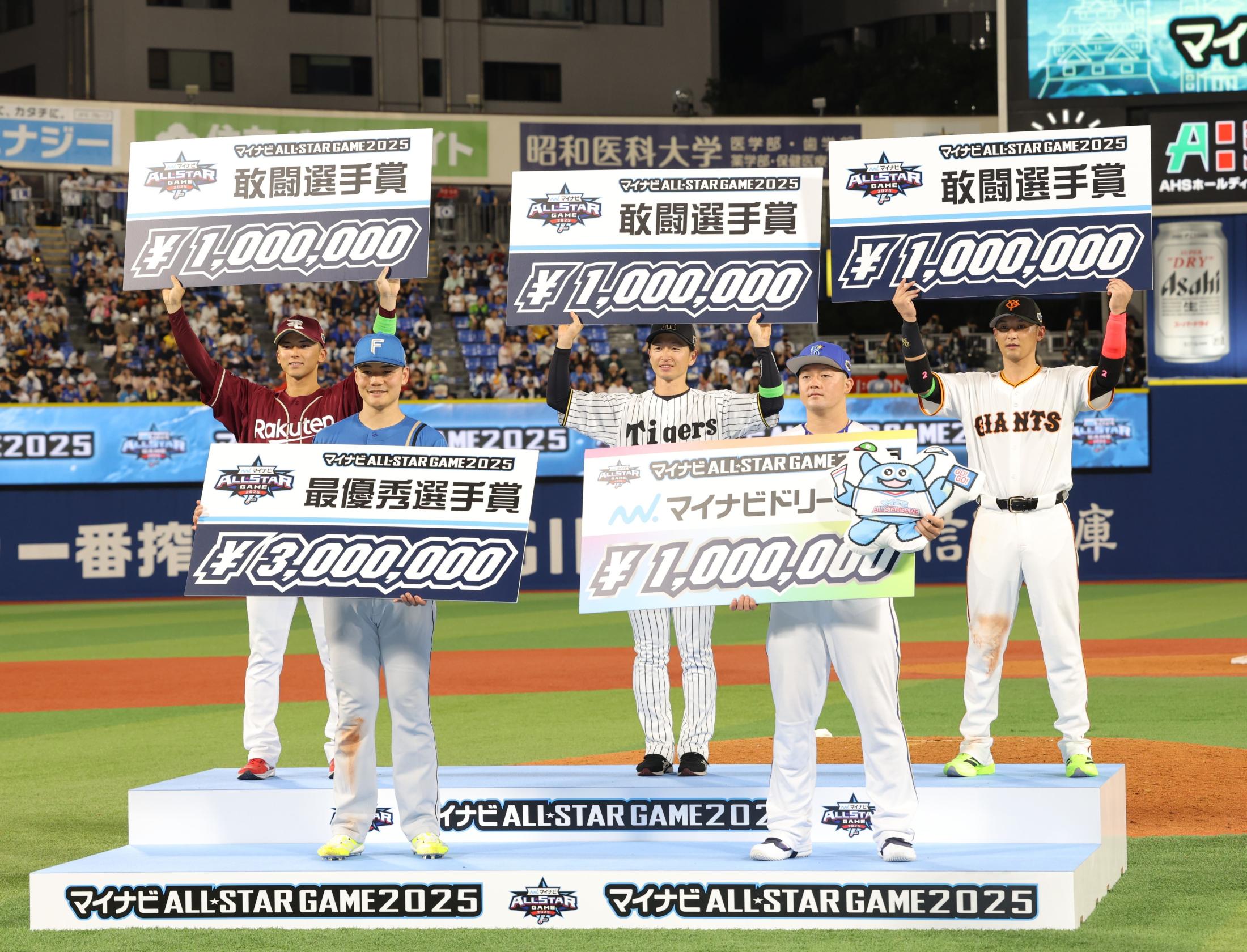 オールスターMVP 懸賞当選品　当選通知有り　清宮幸太郎選手直筆サインボール オールスターMVP 懸賞当選品 当選通知有り 清宮幸太郎選手直筆