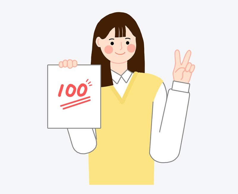 韓国の高校で発覚した試験問題流出事件を描いたイラスト。不正行為に関与した教員や保護者、生徒の複雑な関係性と、試験の公平性が損なわれた状況を象徴している。