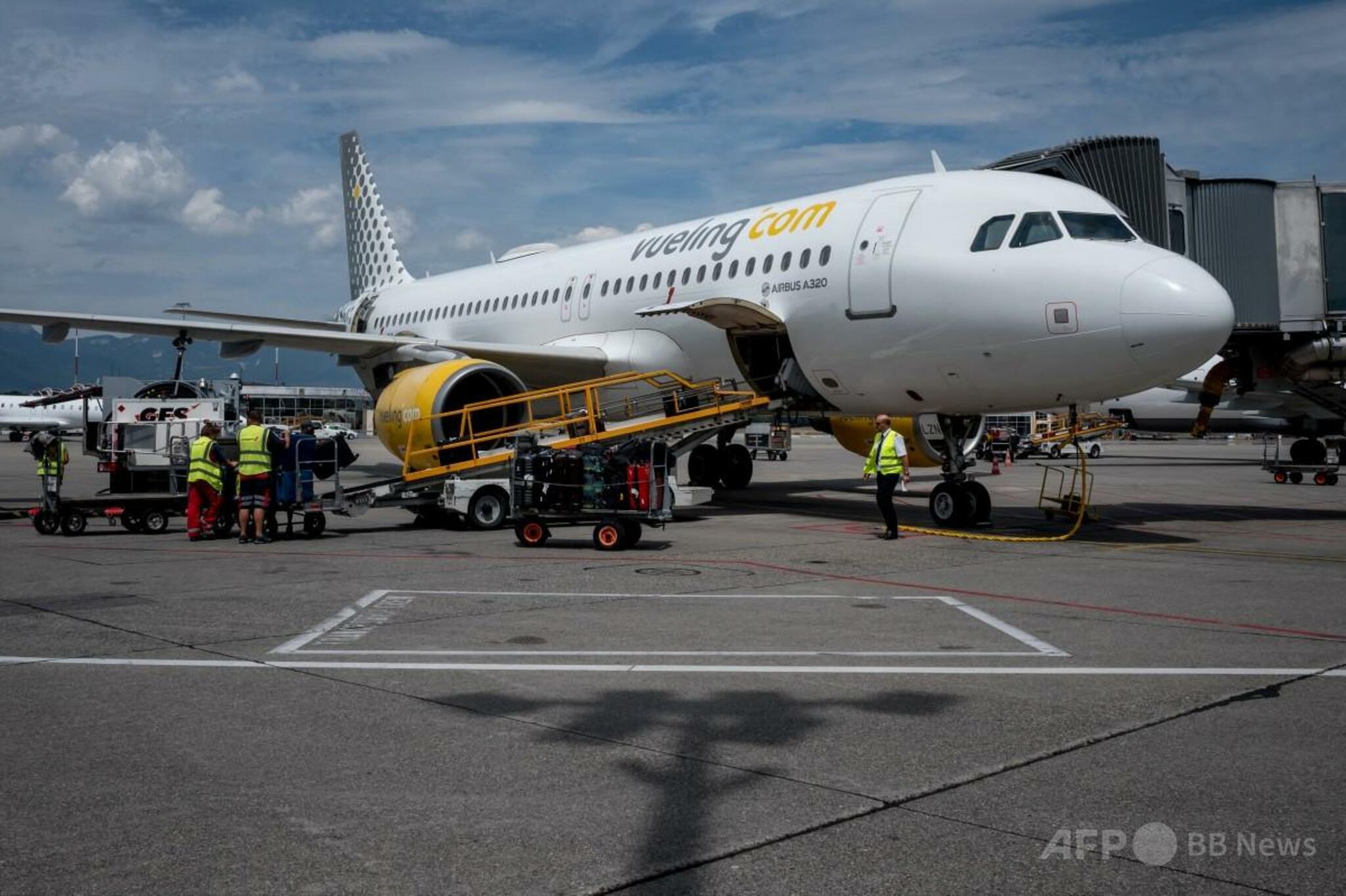 ブエリング航空の旅客機。ユダヤ系フランス人の降機問題で提訴されたスペインの航空会社