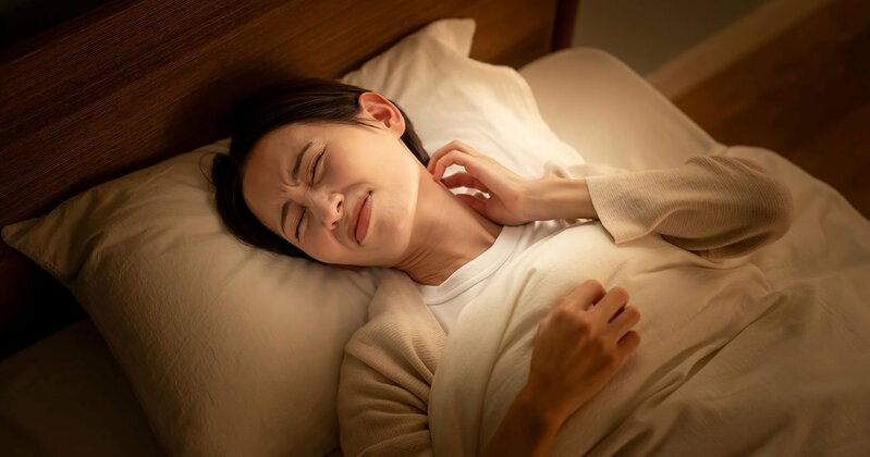 快眠をもたらす寝具と理想的な寝姿勢
