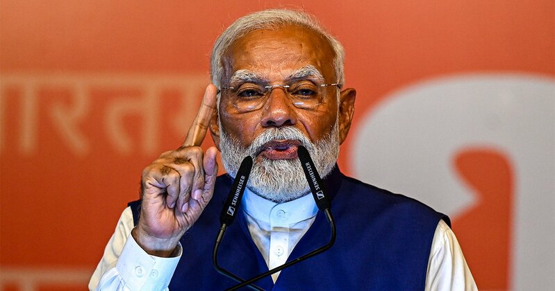 インドのナレンドラ・モディ首相。彼のリーダーシップの下、インドの国際関係は複雑な局面を迎えている。