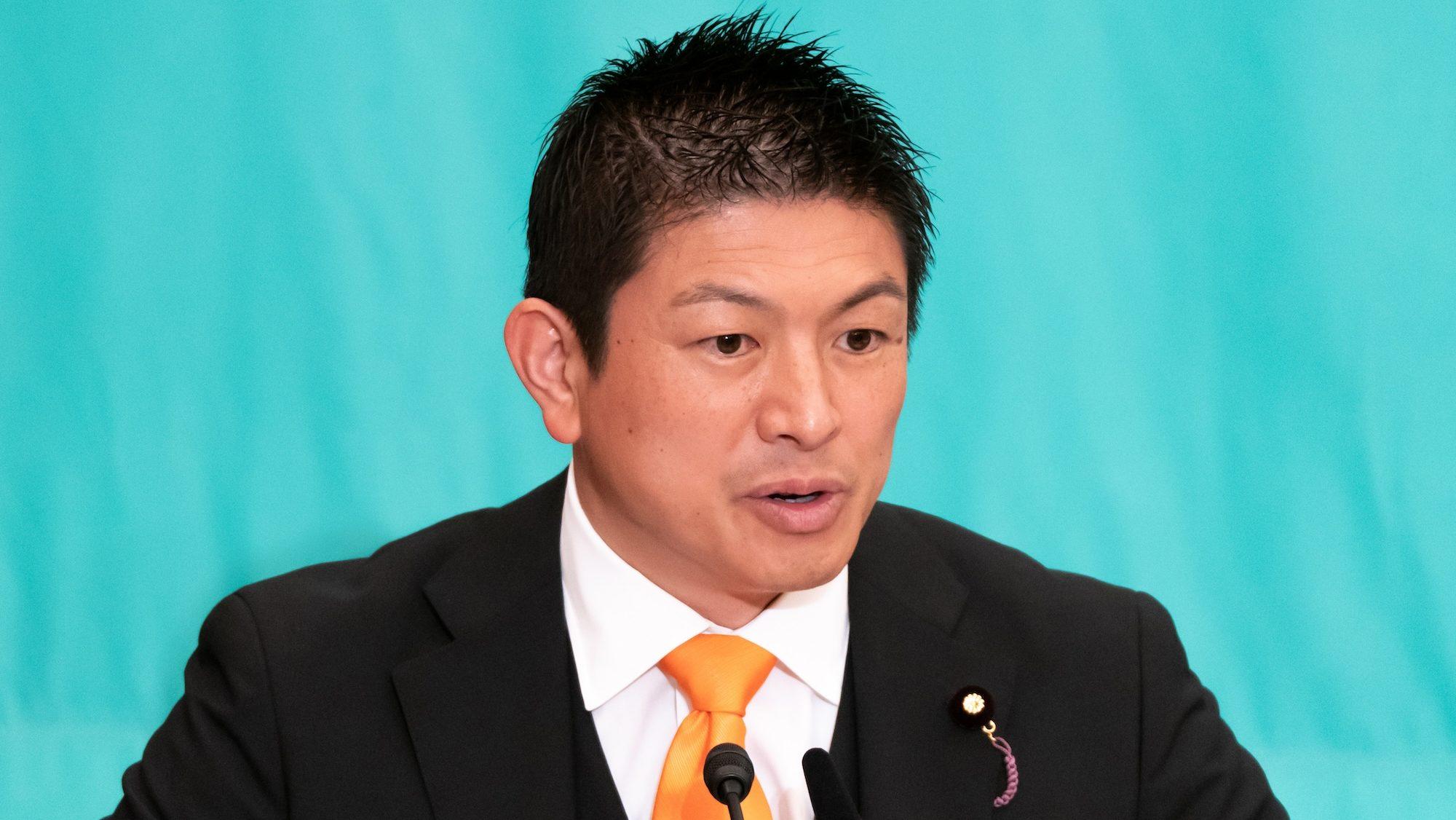 参政党を率いる神谷宗幣氏