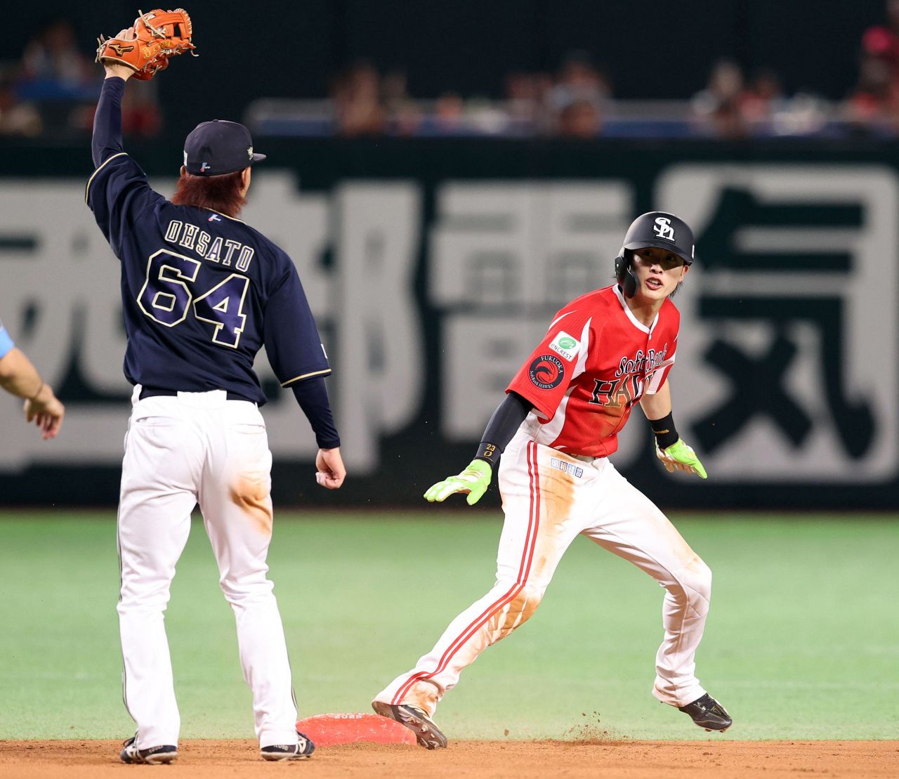 周東佑京 元チームメイトとガチンコ対決に勝利！？周東佑京（ソフトバンク