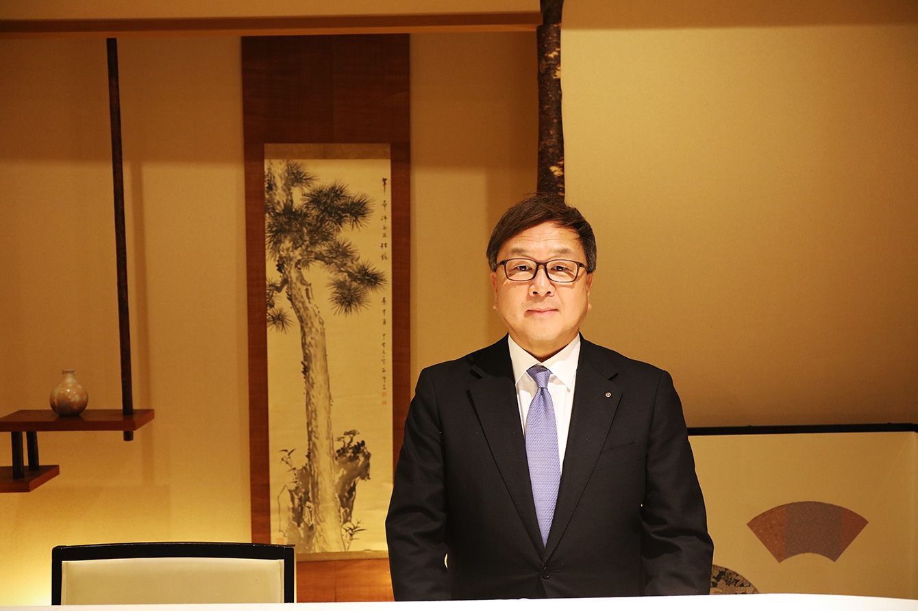湯木尚二氏。「日本料理 湯木」を営む、船場吉兆の再建者として知られる料理人。