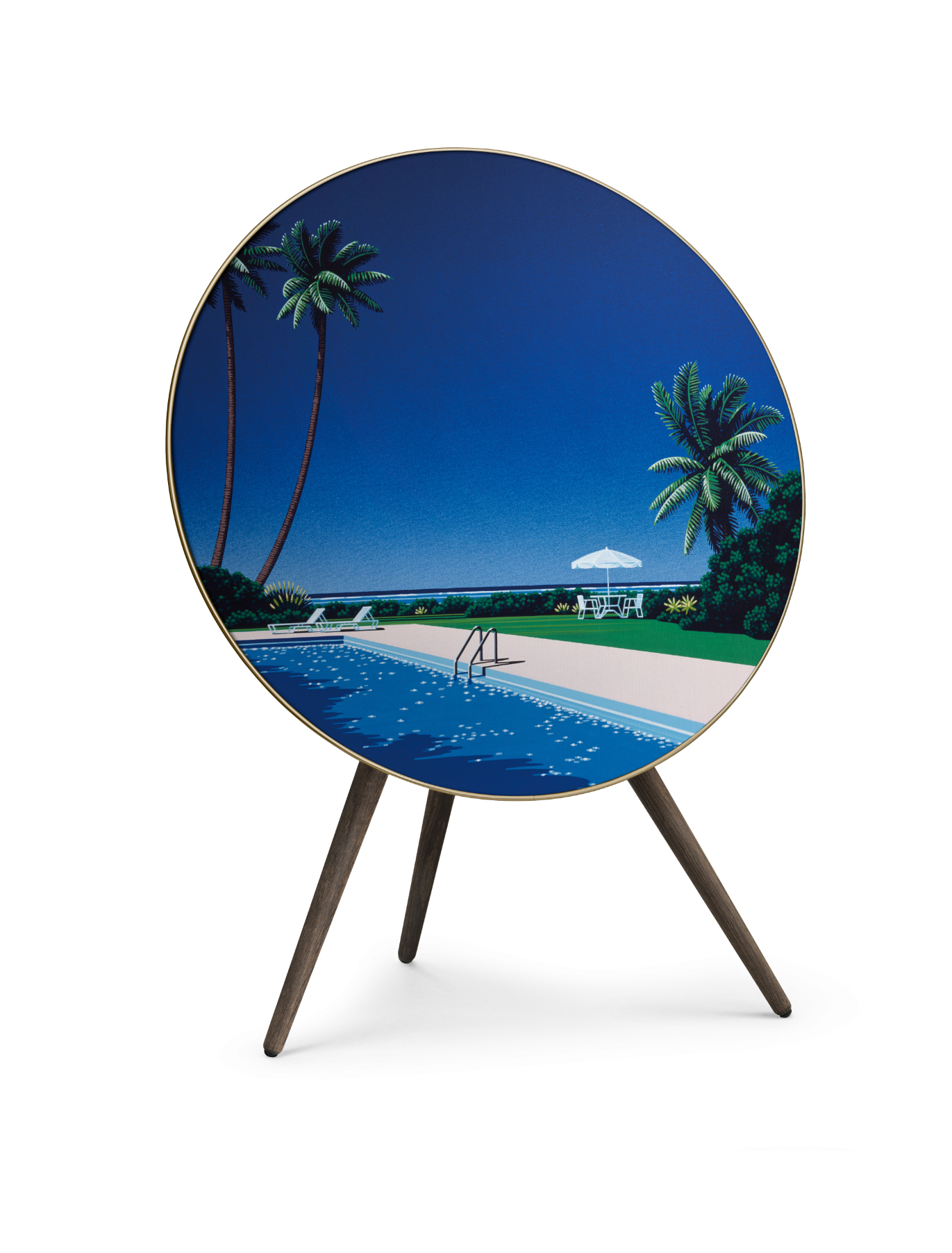 【不自由の女神】 Bang&Olufsenバング&オルフセン 永井博の絵がスピーカーに バング＆オルフセンとのコラボモデル