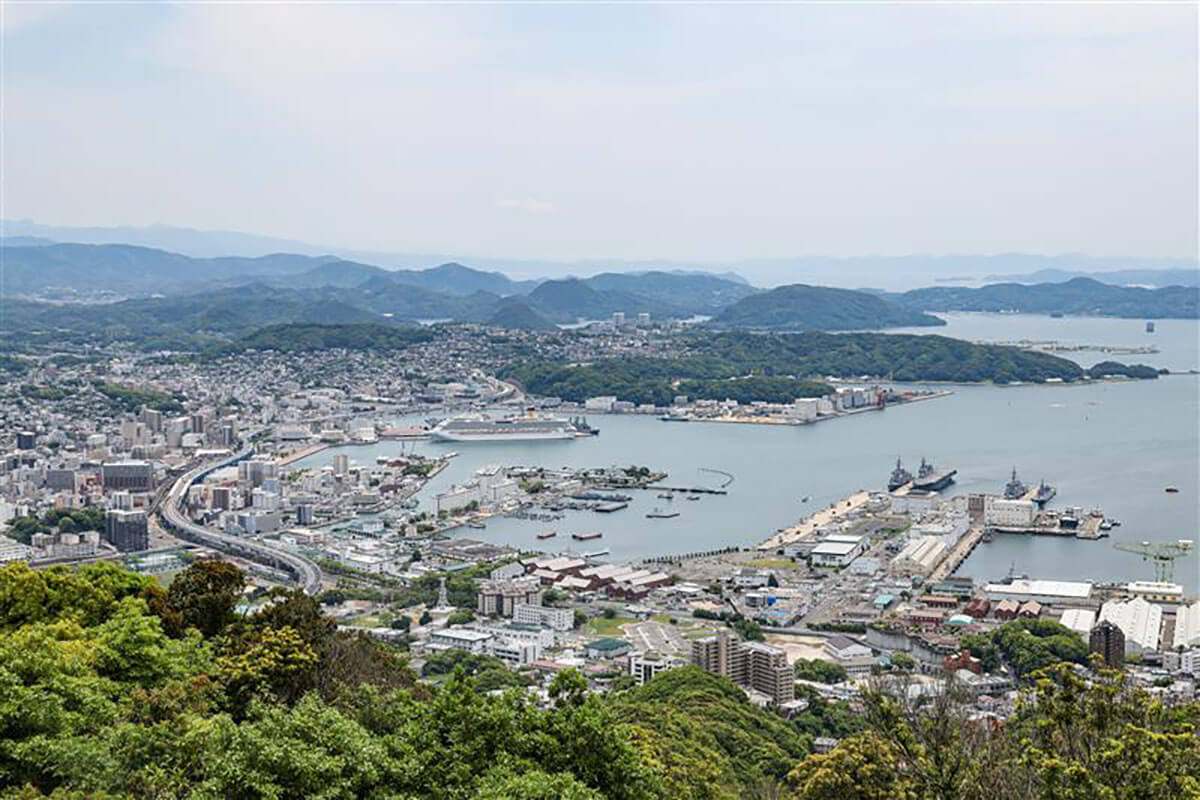 長崎県佐世保市で起きた女子高生殺害事件の舞台