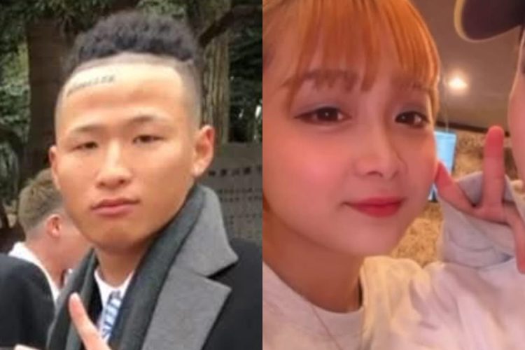 ストーカー被害に遭っていた岡崎彩咲陽さんと元交際相手の白井秀征被告の顔写真