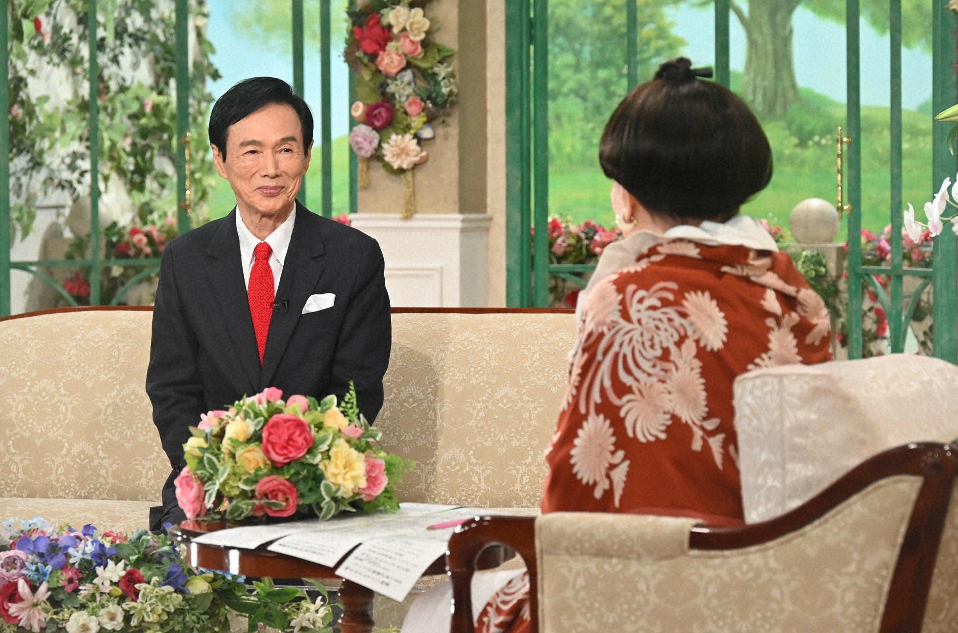 7月29日放送「徹子の部屋」ゲストの森進一、次男の話題を語る