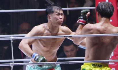超RIZIN】YA-MAN、劣勢を跳ね返し3Rに逆転KO勝利！ 金原正徳は