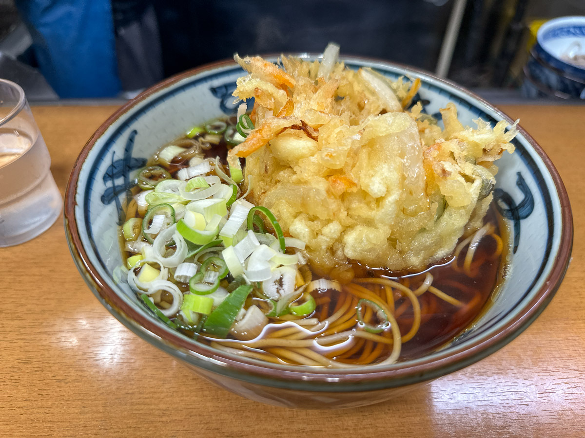 かき揚げそば　貴陽　自宅No.1 2箱 立ち蕎麦マニアが「東京のベスト1」と断言する名店。初台『加賀