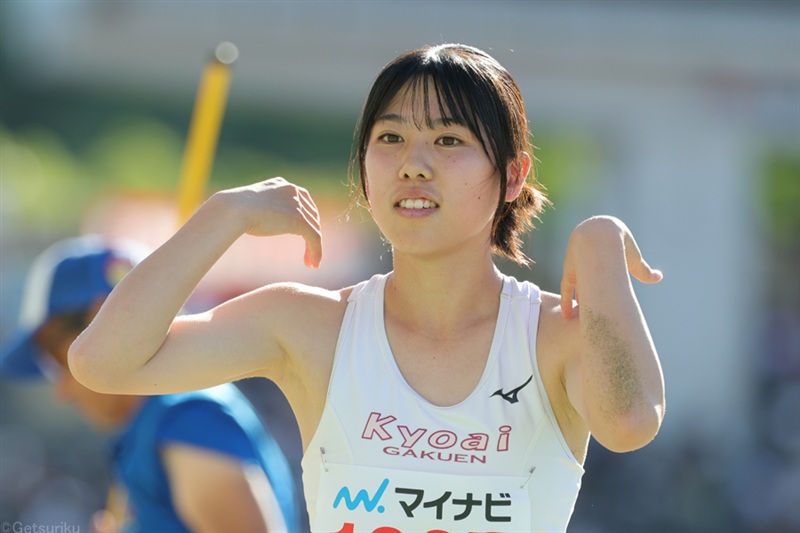 陸上】走幅跳・成澤柚日が圧巻の6m40！26年ぶり大会新＆高校歴代