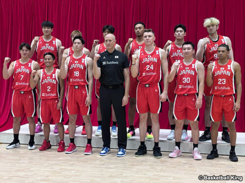 アジアカップ男子日本代表のメンバー12名が決定…ホーキンソンと
