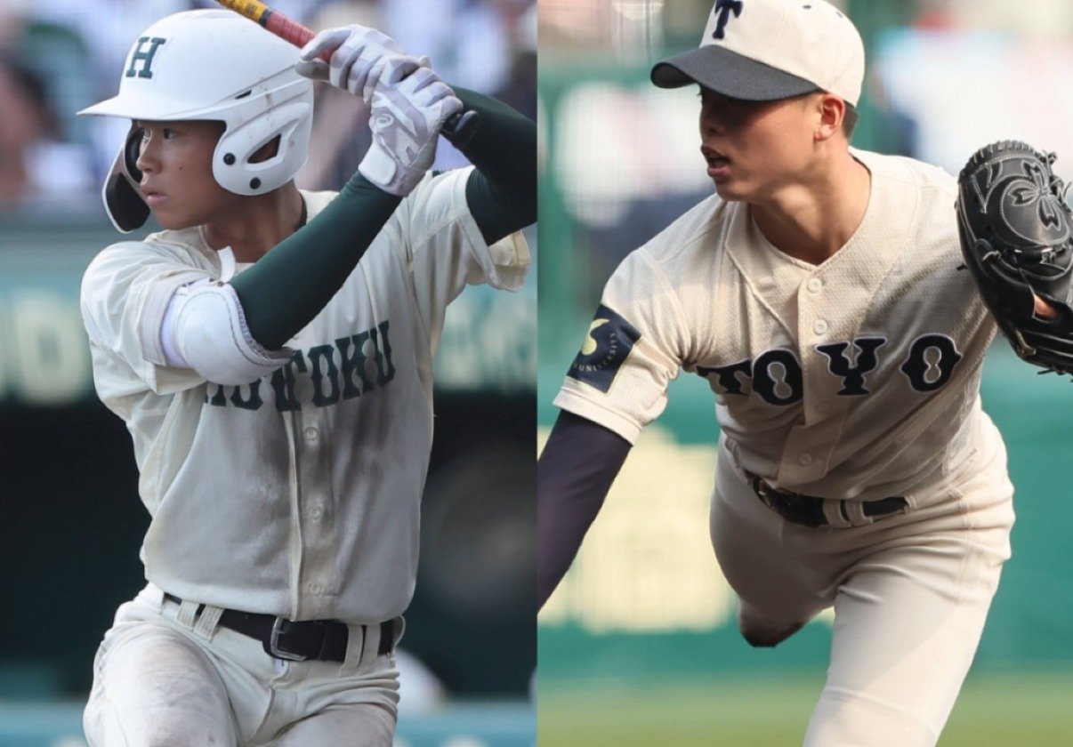 東洋大姫路と報徳学園の決勝戦は熱戦！5回まで同点で折り返す