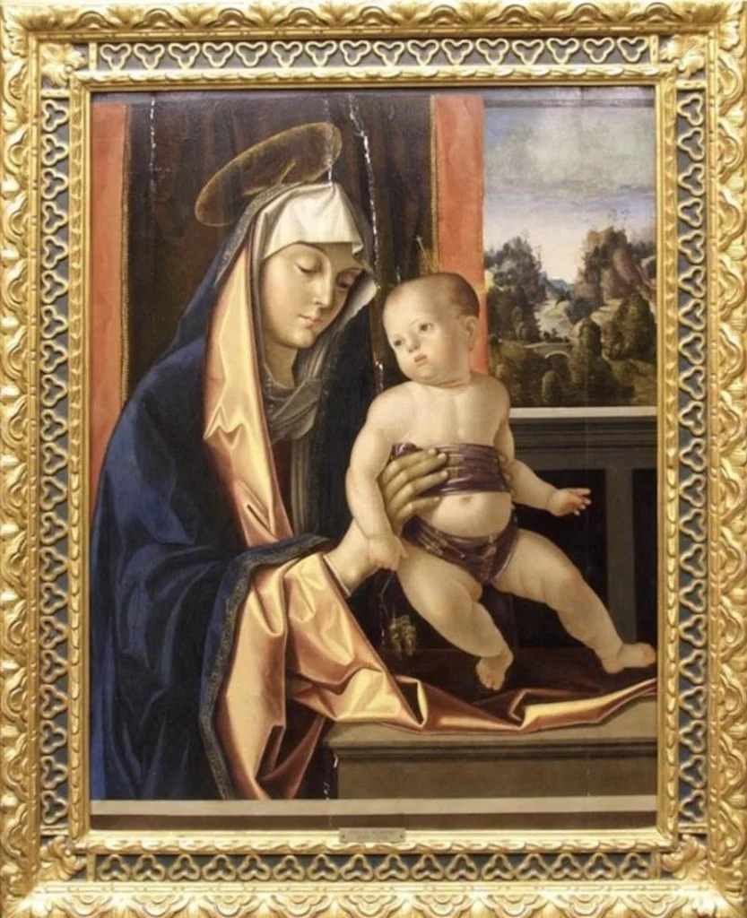 開運画/聖母子/美術館収蔵級/ 仏 Dupont/世界の名画/人物/アンティーク 開運画/聖母子/美術館収蔵級/ 仏 Dupont/世界の名画/人物