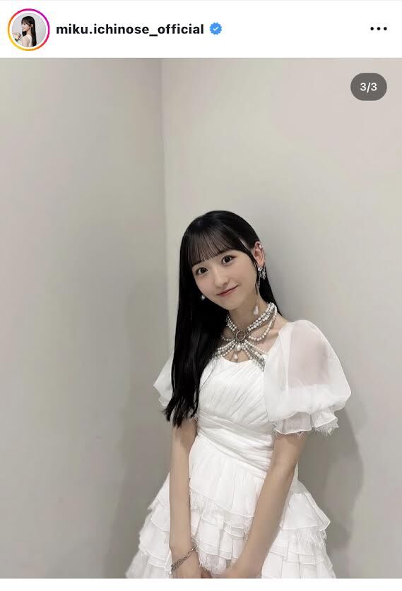 反則です」乃木坂46・一ノ瀬美空、美脚のぞく衣装姿が絶賛の嵐