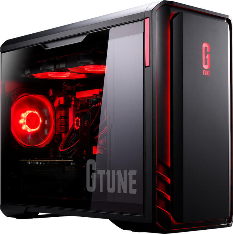 G-Tune ゲーミングデスクトップPC ブラック/レッド　強化ケース G-TuneのPCケースと内部パーツを解説 | うっしーならいふ