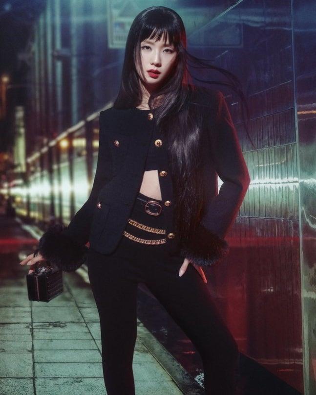 Blackpinkジス BLACKPINK ジス、AI技術で仮想未来都市のミューズに大変身！驚き